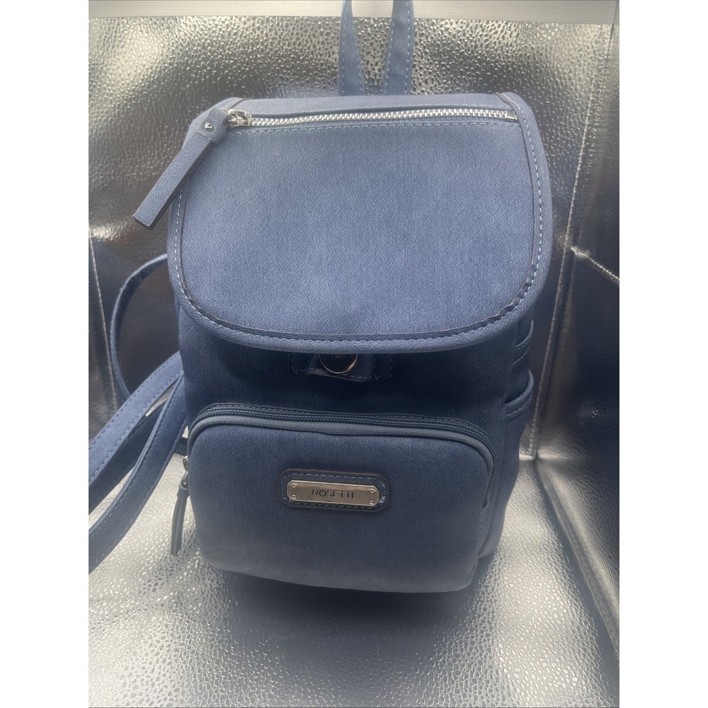 Rosetti Tinley backpack blue/grey color. High School 12 Inches
